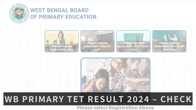 WB Primary TET Result 2024 – Check