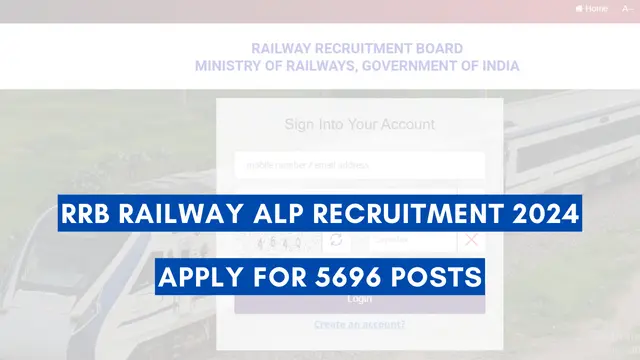 RRB Railway ALP Recruitment 2024