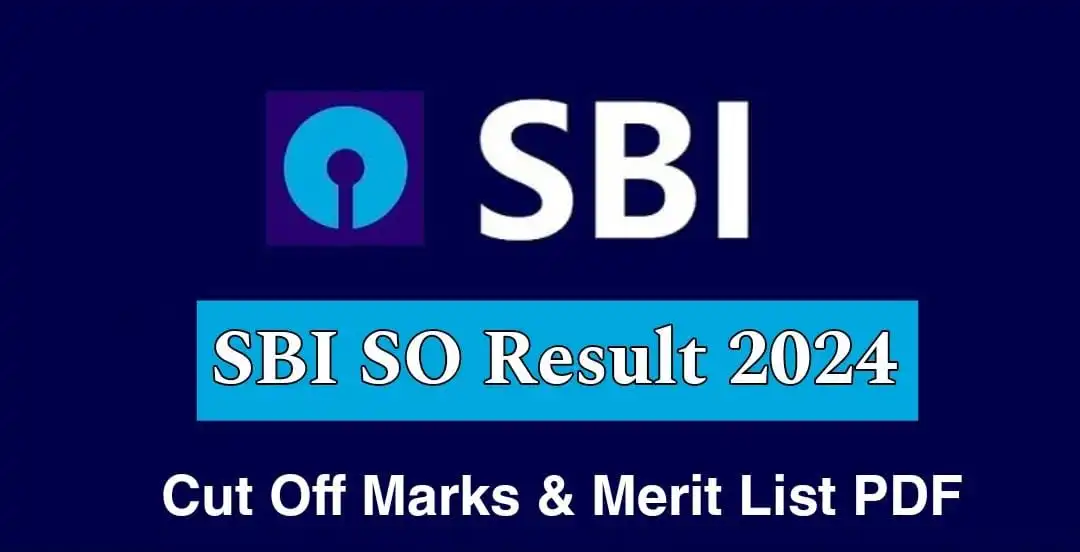 SBI SO Result Cut Off Marks